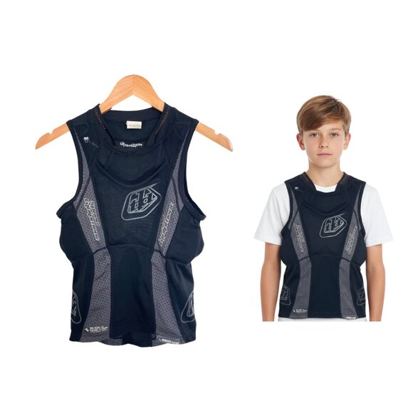 Troy Lee Designs Vest Youth Medium Ultra Protective UPV3900 Black Biking MTB - Picture 1 of 12